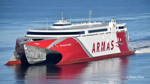 Incat Tasmania Exports 111m Ferry to Spain