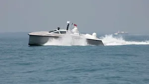 New Unmanned Surface Vessel Takes Shape off Singapore