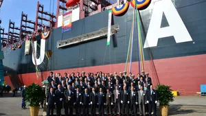 World’s First LNG-Ready Ultra Large Container Ship Named