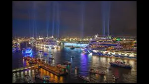 AIDA: World’s Largest Ship’s Inauguration in Hamburg