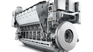A 12-cylinder version of the MAN 32/44CR engine (Photo: MAN Diesel & Turbo’s photo archive)
