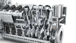 MAN 32/44CR engine (Image: MAN Diesel & Turbo)