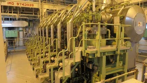 The MAN B&W 7G50ME-GIE engine aboard the Gaschem Beluga (Photo: Man Diesel & Turbo)