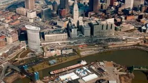 Aerial view of the shipyard: Photo credit Great Lakes Shipyard