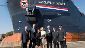 MV Algobay Rename Ceremony: Photo credit Algoma Central Corp.