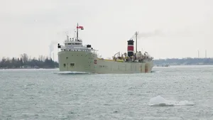 SS Alpena: Photo credit Great Lakes Shipyard