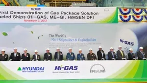 HHI's FGSS Test Announcement: Photo credit Hyundai Heavy Industries