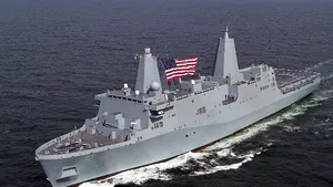 San Antonio Class LPD: Image credit Northrop Grumman Ship Systems