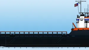 Artist rendering of the Hornbeck S240 following conversion at Bollinger.