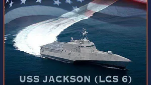 An artist rendering of the littoral combat ship USS Jackson (LCS 6). (U.S. Navy photo illustration by Jay M. Chu/Released)