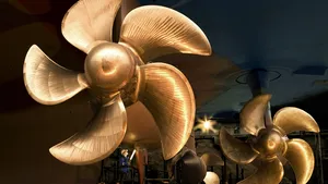 Azipod  propulsion installed on a cruise vessel (Photo: ABB)