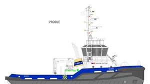 The Azistern 3270 tug