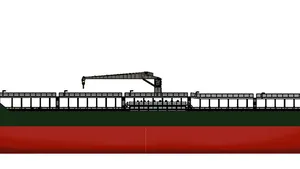 China Merchants Jinling Shipyard Built Asphalt Carrier Sports Schottel EcoPellers