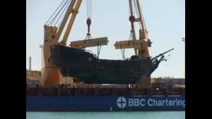 Black Pearl Hoisted: Photo credit Yacht Path Marine Group