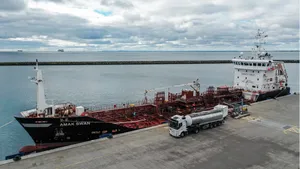 Bunker Holding’s physical bunker subsidiary, Bunker One, ran in 2021 a test run on the M/T Amak Swan, operating the tanker on a B30 biofuel blend which consists of a second-generation bio feedstock. (Photo: Renewable Energy Group)
