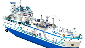 LNG bunkering vessel designed by SENER. (Photo: SENER)