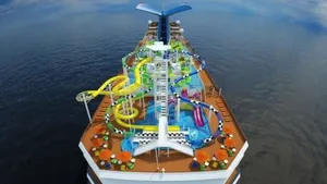 Carnival Sunshine's 'WaterWorks': Image credit Carnival Cruises
