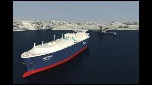 LNG Carrier for Sovcomflot: Image courtesy of STX Korea