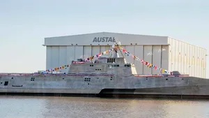 LCS 4 Christening: Photo credit Austal USA