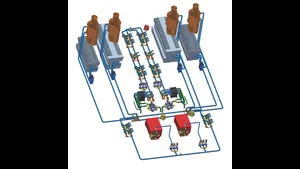 A complete system will balance recovery and consumers at any time. If heat demand for any reason is larger than recovered from engines, a diesel heater in standby will kick in to ensure capacity.