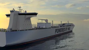 Concept Design Ammonia Carrier. Image: C-Job Naval Architects