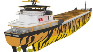 e5 Lab, Mitsubishi Team to design ROBOSHIP Biomass Fuel Carrier