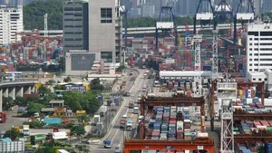 HK Container Port Road:Photo credit Wiki Baycrest CC-BY-SA-2.5