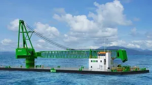 Crane Barge 8025: Image credit Damen Shipyards