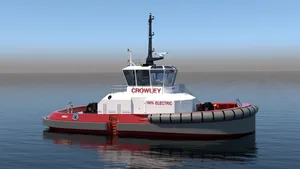 ABB Propulsion for U.S. First Fully Electric Tug