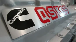 New Cummins engine inside the Norman O (Photo courtesy of Olson Marine)