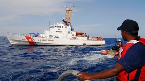 Coast Guard Transfer Cutter to Alaska Station