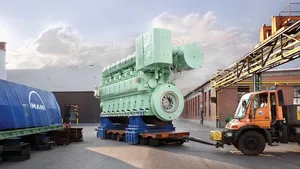 MAN 48/60 Diesel Engine: Image credit MAN Diesel & Turbo
