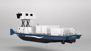 The Electric Eel, which is awaiting AIP approval from BV, aims to have a range of 300 nm. Image courtesy Western Baltic Engineering.