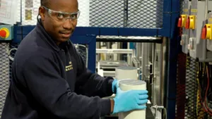 Emission control catalyst manufacturing: Image credit Johnson Matthey