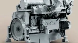 The new MTU engine: Image courtesy of MTU