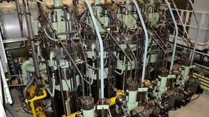 The MAN B&W ME-GA engine pictured at MAN Energy Solutions’ Research Center Copenhagen (Photo: MAN Energy Solutions)