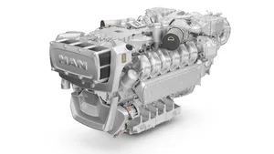 MAN Engines has increased its range of engines for light, medium and heavy-duty marine applications with the launch of a new D3872 V12 engine.
Source: MAN Engines