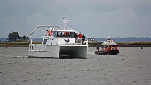The $2.7m environmentally friendly research vessel, Spirit of the Sound.