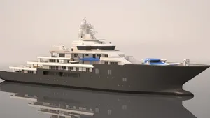 Expedition Support Vessel: Image credit Kleven