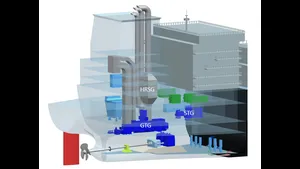 Figure 2: DSIC GE steam turbine retrofit COGES configuration (Photo: GE Marine Solutions)