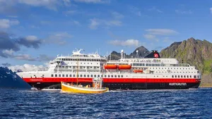 The ‘Finnmarken’ is the first of three Hurtigruten ships to be fitted with Wärtsilä NOR systems for Tier III compliance, after which it will be renamed the ‘MS Otto Sverdrup’. 
 (CREDIT: Wartsila)
