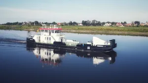 As the first innovative, future-orientated multipurpose vessel for the Waterways and Shipping Administration, MS Emmerich is the prototype for the series currently under construction. (Image: Bolle Shipyard)