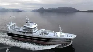 The new fishing vessel will feature an integrated Wärtsilä propulsion solution including main engine, controllable pitch propeller and gearbox. (Image: Simek, Skipsteknisk)