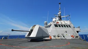Foredeck USS Freedom: Photo credit USN