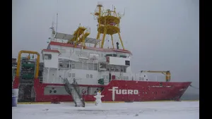 Fugro Vessel: Photo credit Fugro OSAE