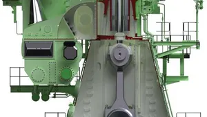 G95ME Engine: Image courtesy of MAN