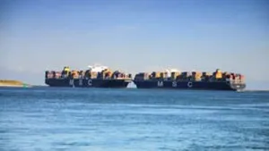 Giants Meet: Photo credit Port of Rotterdam