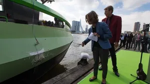 LNG Greenrhine christening: Photo courtesy of Peters Shipyard