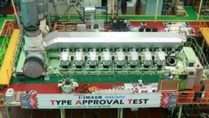 HiMSEN H46/60V engine: Photo credit HHI