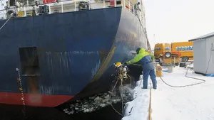 Underwater Propeller Repairs in Winter Conditions in Europe
